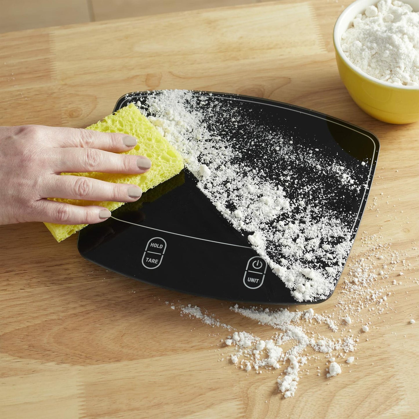 [Like New] Taylor Waterproof Digital Kitchen Scale 11lb Black