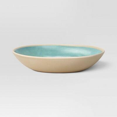 Threshold Coastal Melamine Plastic Dinner Bowl 36.5 fl oz Green