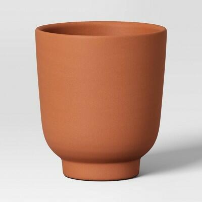 Threshold Outdoor Planter 3.98" Wide Terracotta Outdoor Pot