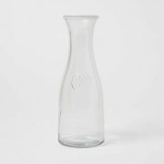 Threshold 32oz Glass Carafe with Lid Dishwasher-Safe Clear Beverage Server