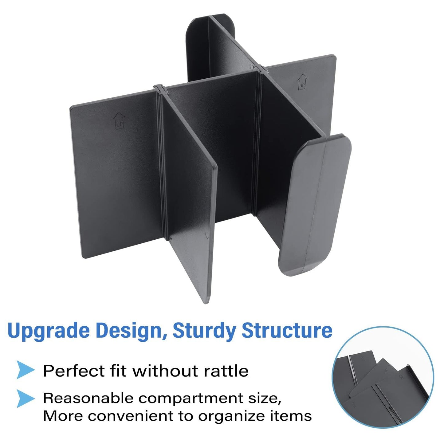 [Like New] JKCOVER Center Console Divider Organizer for Toyota Tacoma 2016-2023 ABS