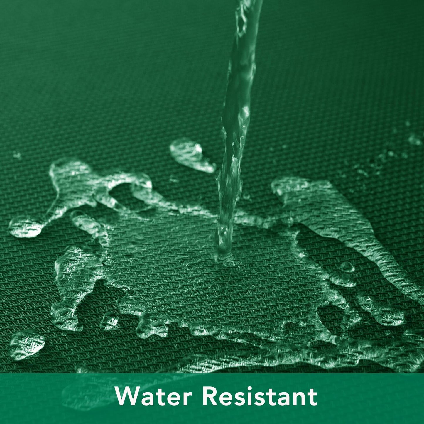 Biscaynebay 6 Pack 60" Hunter Green Textured Round Tablecloths Water Resistant