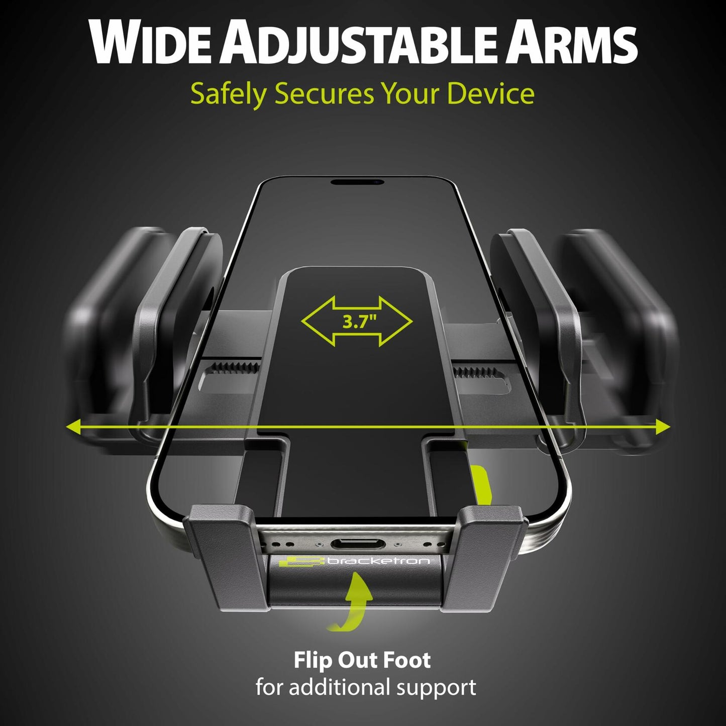 [Like_new] Bracketron TripGrip Window & Vent Mount GPS Car Holder with Vent Clip Black