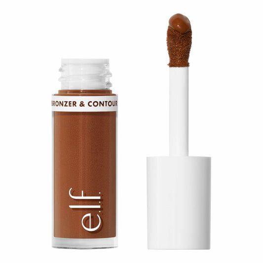 e.l.f. Camo Liquid Bronzer & Contour Silky Pigmented Formula 8 Deep