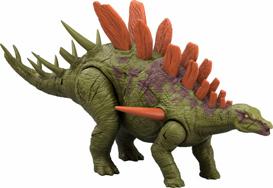 Mattel Jurassic World Dinosaur Toy with Roar Sound & Attack Action Wild Roar