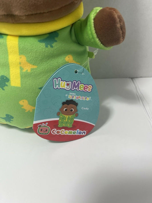 Squishmallows Hugmees CoComelon Cody Plush Doll Green Yellow 10"