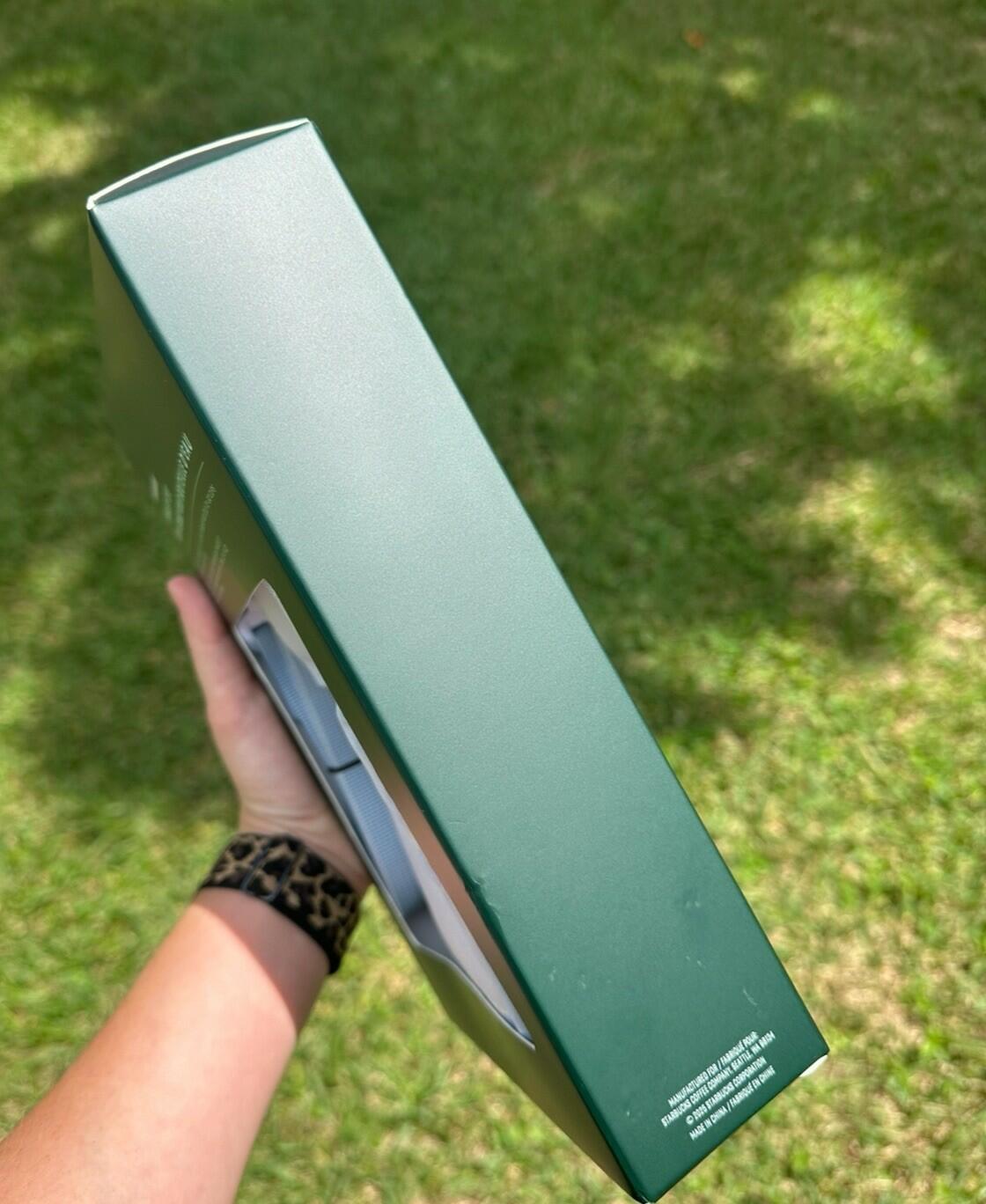 Starbucks Spring 2025 Tumbler Tote Bag Adjustable Strap Powder Blue