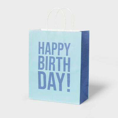 [Like_new] Spritz Large Blue Happy Birthday Gift Bag