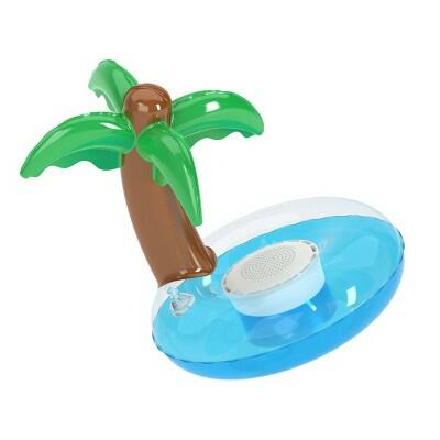 GEMS Palm Tree Novelty Floating Bluetooth Waterproof Speaker Blue USB Wireless