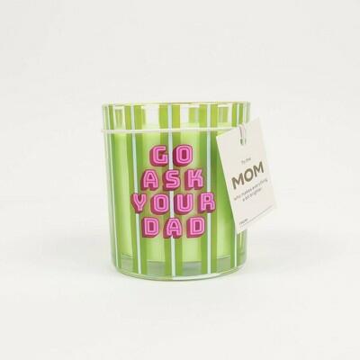 Love x June Go Ask Your Dad Mother's Day Candle Green 1 Pack