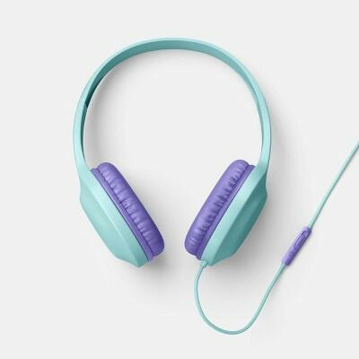 heyday Wired On-Ear Headphones Built-In Mic 3.5mm Jack Spring Teal