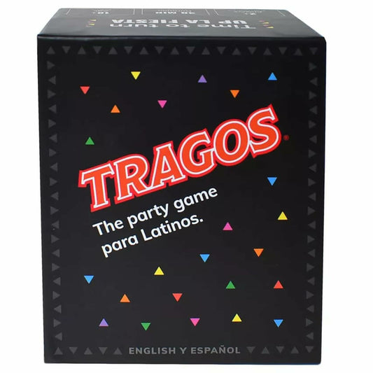 Tragos Bilingual English Y Espanol Party Game for Latinos Adult Card Game