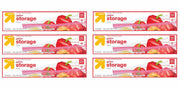 Up & Up Gallon Storage Bags Red 240ct (6 Packs of 40ct)