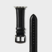 heyday Apple Watch Faux Leather Band Black 42/44/45mm