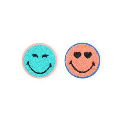 Yoobi SmileyWorld 2pk Sticker Patches Smiley Faces School Supplies
