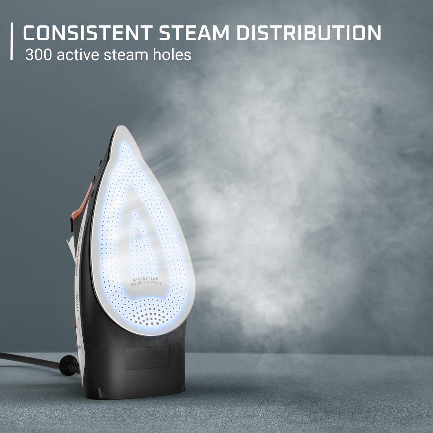[Like New] Rowenta DW2360 Clothes Steamer Stainless Steel Soleplate 1700W Black