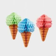 Spritz 3ct Ice Cream Honeycombs Multicolor