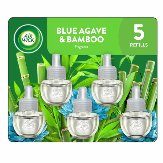 Air Wick Scented Oils Blue Agave Bamboo Essential Oil Refills 5 Pack