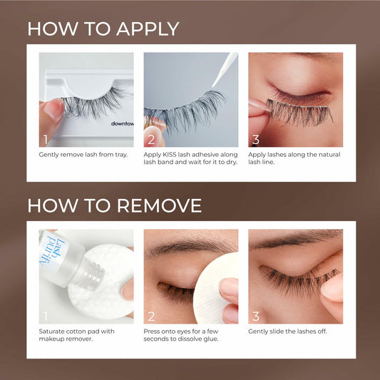 KISS Lash Couture Naked Drama False Eyelashes Cruise 16mm 4 Pairs