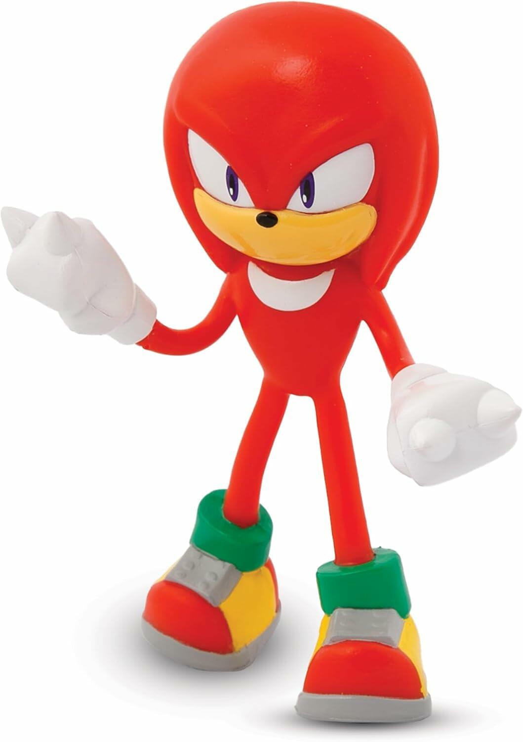 Bend-Ems Sonic The Hedgehog Knuckles Poseable Bendable Action Figure