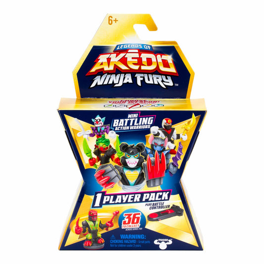 Akedo Ninja Fury Mini Battling Action Figure Model Random MYSTERY Pack