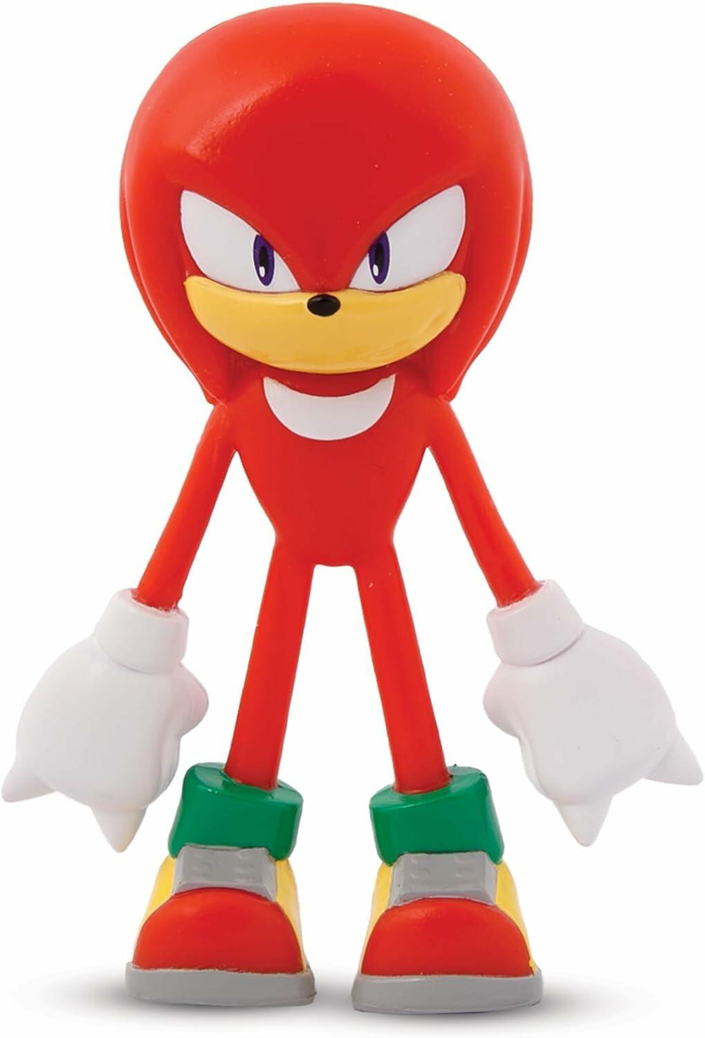 Bend-Ems Sonic The Hedgehog Knuckles Poseable Bendable Action Figure