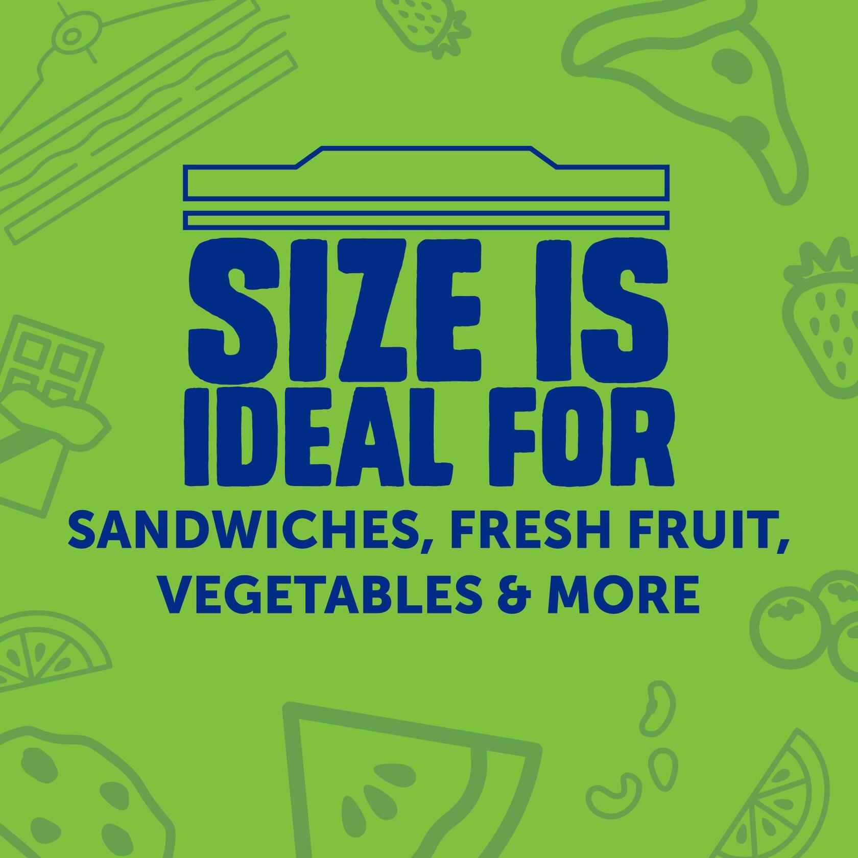 [Like New] Ziploc Sandwich & Snack Bags 105 Count EasyGuide Grip n Seal Storage