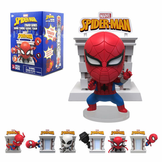 YuMe Spider-Man Tower Series Hero Box Blind Box 3" Multicolor Collectible Toy