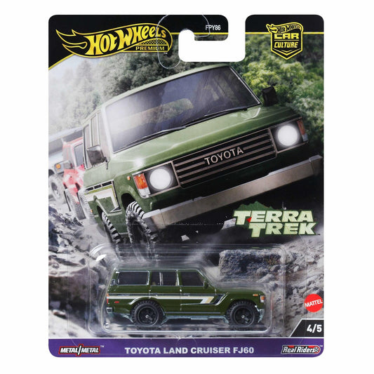Hot Wheels Premium Car Culture Toyota Landcruiser FJ60 1:64 Die-Cast Real Riders