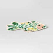 Threshold Coastal 17" Figural Fish Serving Platter Multicolor