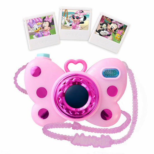 Just Play Disney Junior Minnie Mouse Picture Perfect Play Camera Pink 4-Pcs