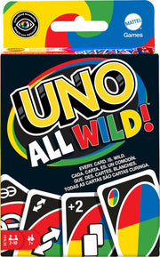 Mattel UNO All Wild Card Game 112 Cards Family Game Night Ages 7+