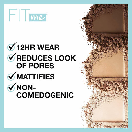 Maybelline New York Fit Me Matte Plus Poreless Powder Mocha 0.29oz