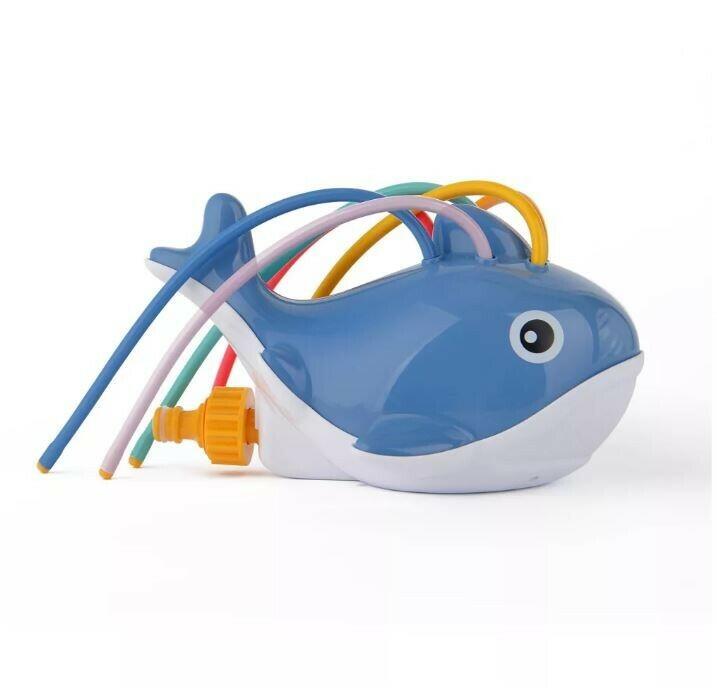 Target Bullseye's Playground Shark Water Sprinkler 5" H Blue Plastic
