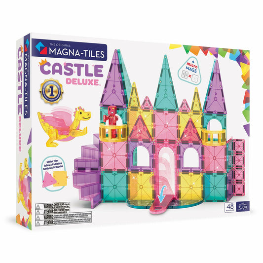 [Like_new] 48-piece deluxe set with unique castle-themed tiles