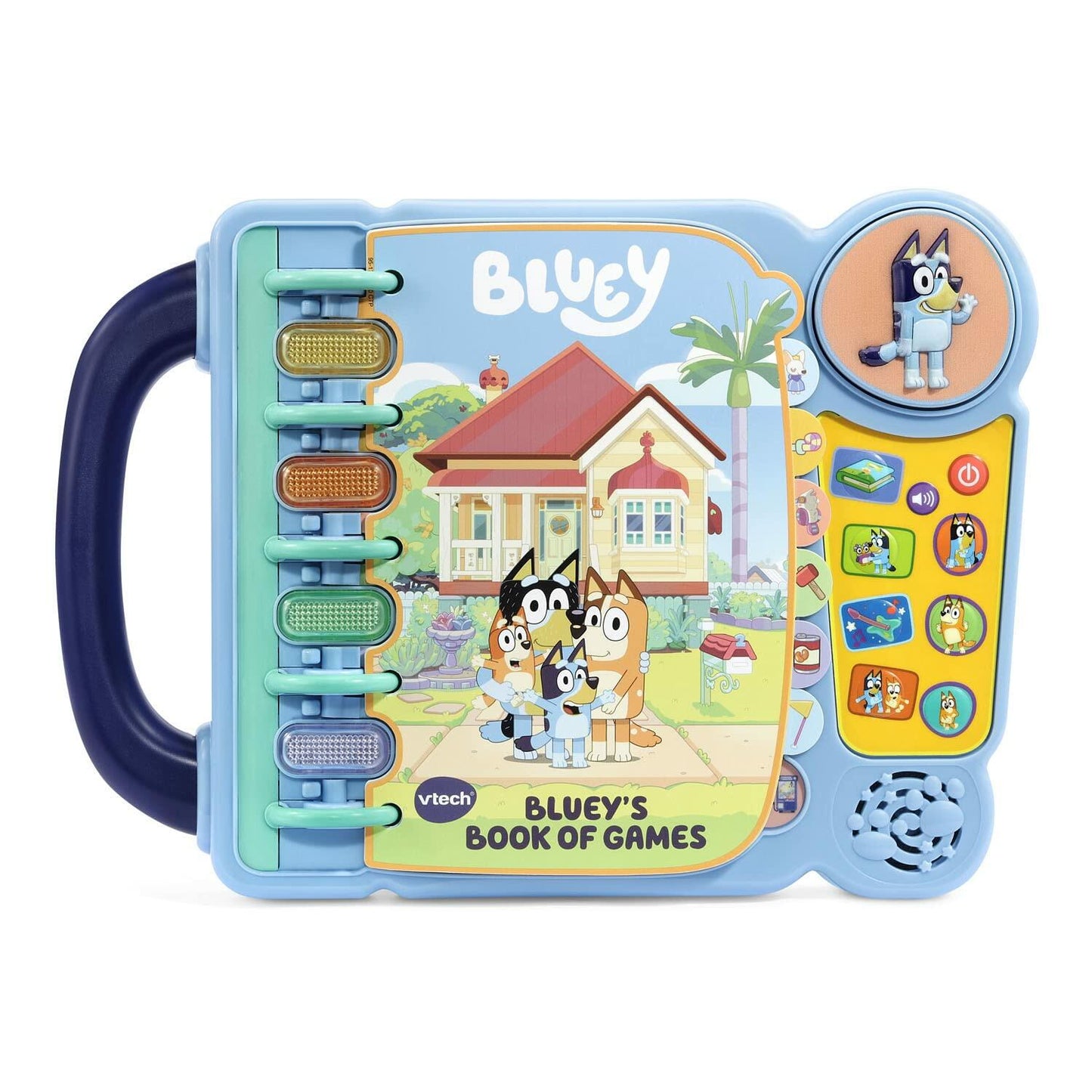 [Like New] VTech Bluey Bluey's Book of Games Interactive Learning Toy Blue