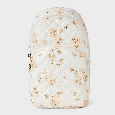 Universal Thread Quilted Sling Crossbody Bag Cream