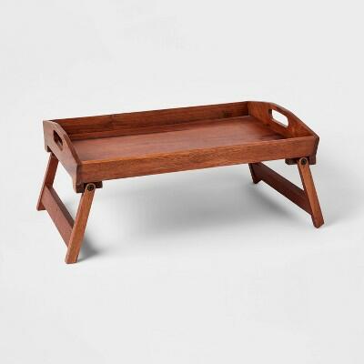 [Like_new] Threshold Wood Signature Bed Tray 22x14"