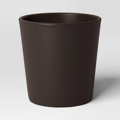 Threshold™ Aesthetic Plastic Indoor Outdoor Planter Pot Foraging Brown 6.4x6.4