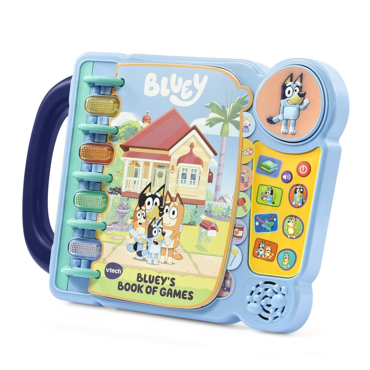 [Like New] VTech Bluey Bluey's Book of Games Interactive Learning Toy Blue