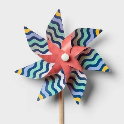 Sun Squad™ 20" Pinwheel Pastel Stripes Multicolor