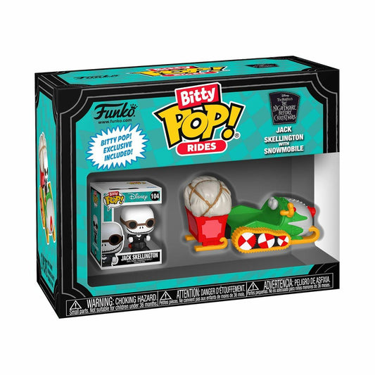 Funko Pop! Bitty Ride Jack with Snowmobile Nightmare Before Christmas Vinyl