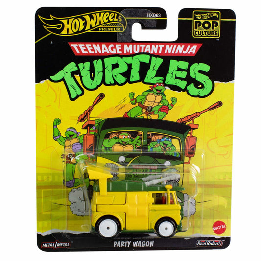 Hot Wheels TMNT Party Wagon Diecast 1:64 Scale 7cm Pop Culture Model HXF04