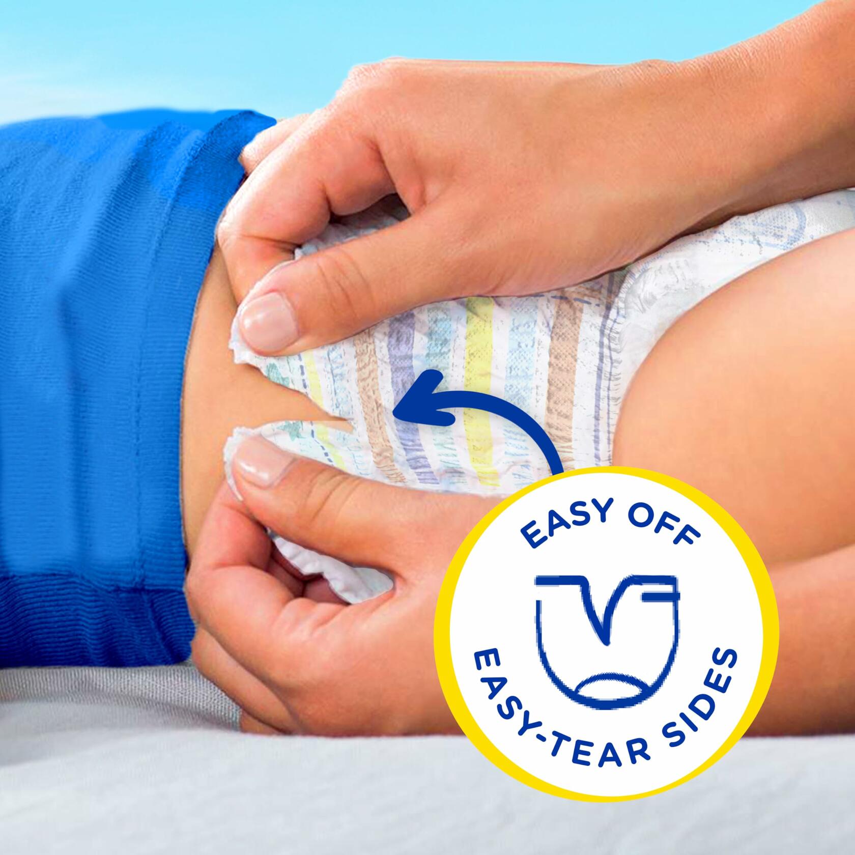 Pampers Swim Diapers Splashers Gap-Free Disposable Baby Swimming Pants Size 4