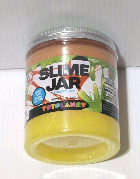 Slime Jar Toy Planet Big Time Slime Jar Sensory Toy 14.9 oz Multicolor