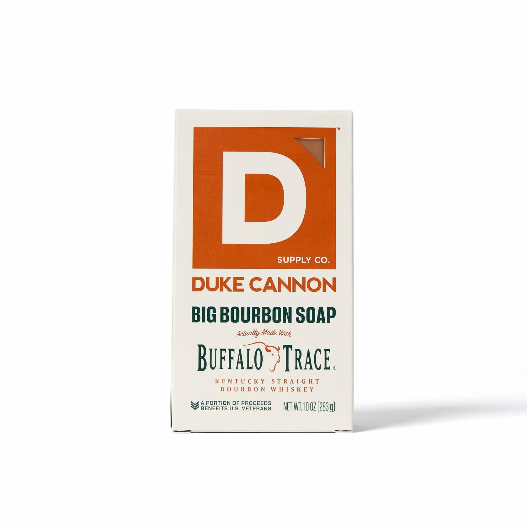 Duke Cannon Supply Co. Men's Bourbon Bar Soap 10 oz Extra Large USA Made