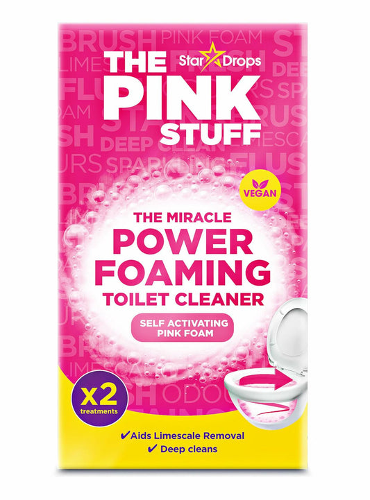 Stardrops Pink Stuff Miracle Power Foaming Toilet Cleaner Rhubarb 7oz 1 Pack