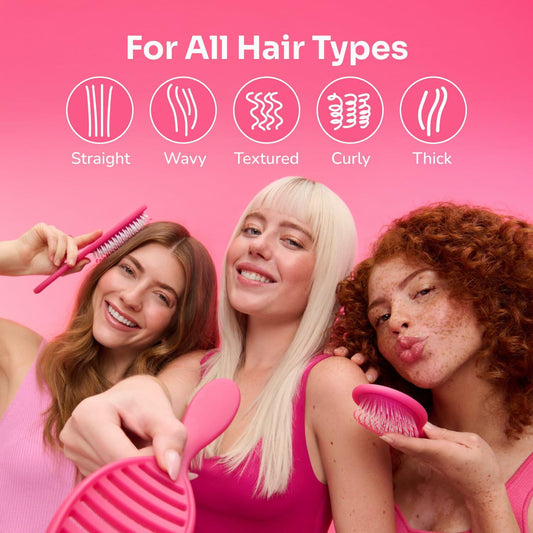 Wet Brush Speed Dry Hair Brush Black Frost Vented Soft HeatFlex Bristles