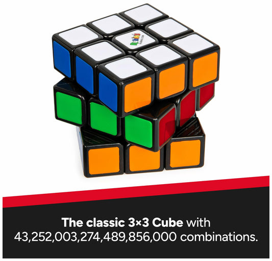 Rubik’s Cube Original 3x3 Color-Matching Puzzle Brain Teaser Toy Multicolor