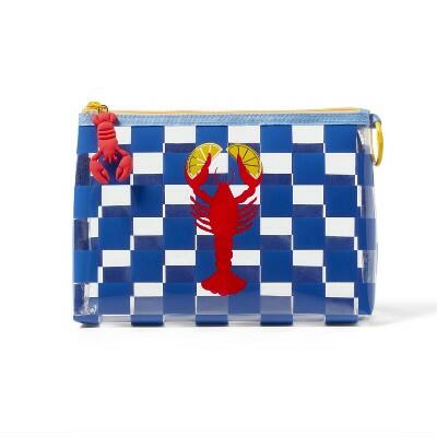 Lobster Icon Silicone Pouch Pull Zipper TPU Multicolor